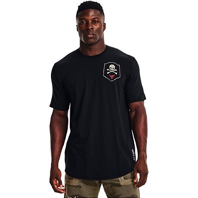 Camiseta Under Armour Project Rock 100 Preto Masculino