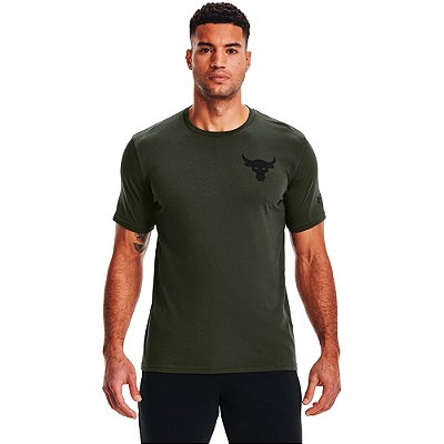 Camiseta Under Armour Project Rock Rents Verde Masculino