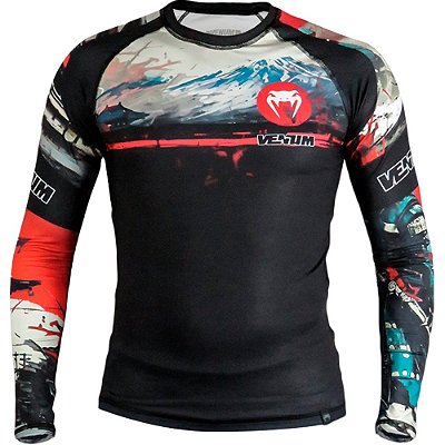 Rash Guard Venum Temple Warrior Dark