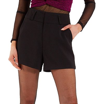 Short Colcci Joana OU23 Preto Feminino