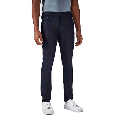 Calça Jeans Acostamento Skinny Lisa O23 Azul Masculino