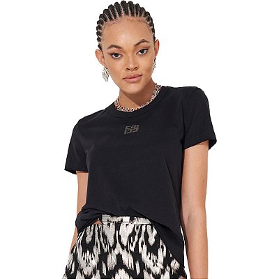 Camiseta Colcci Comfort IN23 Preto Feminino