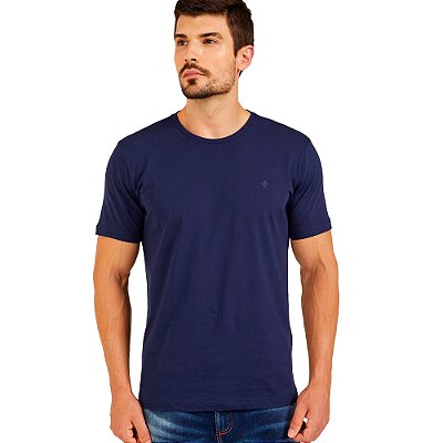Camiseta Forum New Slim IN23 Marinho Masculino