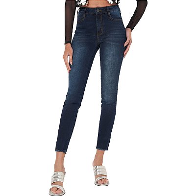 Calça Jeans Colcci Bia IN23 Azul Escuro Feminino