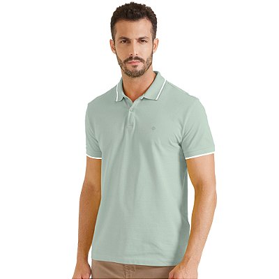 Camisa Polo Forum Muscle IN23 Verde North Masculino