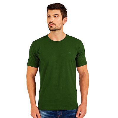 Camiseta Forum New Slim IN23 Verde Masculino