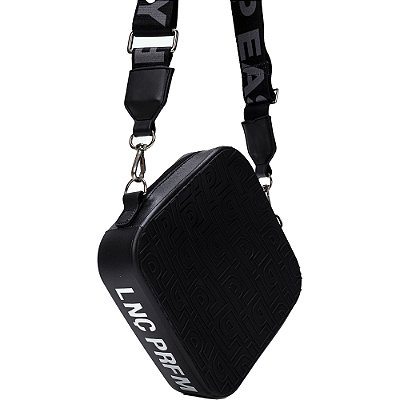 Bolsa Crossbody Easy Lança Perfume Logo AI23A Preto Feminino