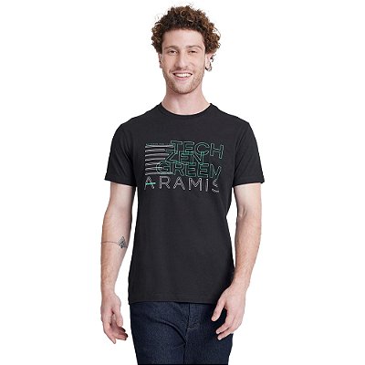 Camiseta Aramis Tech IN23 Preto Masculino