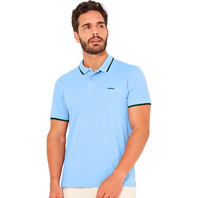 Camisa Polo Colcci Basic Line IN23 Azul Masculino