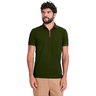 Camisa Polo Aramis Zip IN23 Verde Masculino
