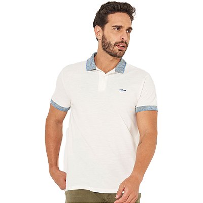 Camisa Polo Colcci Modern IN23 Off White Masculino