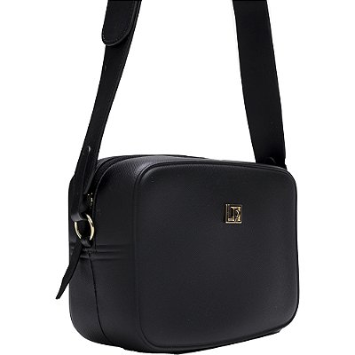 Bolsa Crossbody Lança Perfume Metal AI23 Preto Feminino