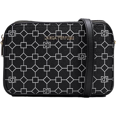 Bolsa Camera Bag Lança Perfume Monograma AI23 Preto Feminino