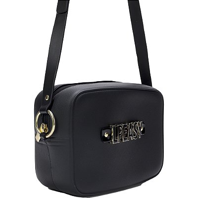 Bolsa Shoulder Easy Lança Perfume Resina AI23 Preto Feminino