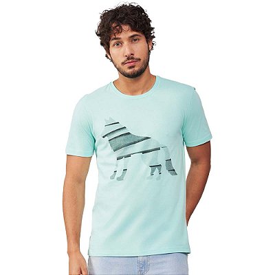 Camiseta Acostamento Waves IN23 Verde Caribe Masculino
