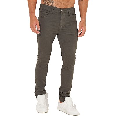 Calça Sarja Colcci Felipe Skinny IN23 Cinza Masculino