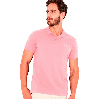 Camisa Polo Colcci Basic IN23 Rosa Masculino