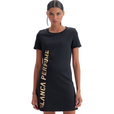 Vestido Easy Lança Perfume T-Dress AI23 Preto Feminino
