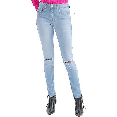 Calça Jeans Lança Perfume Nix Skinny High AI23 Azul Feminino