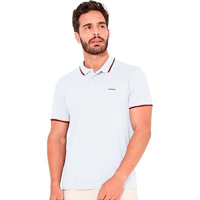 Camisa Polo Colcci Lines IN23 Branco Masculino