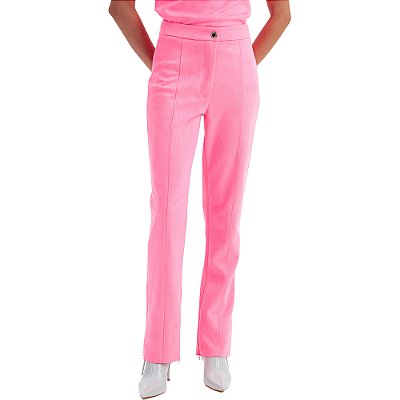 Calça Lança Perfume Skinny Cintura Alta AI23 Rosa Feminino