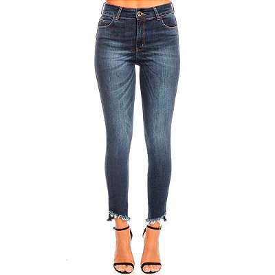 Calça Jeans Colcci Bruna Stretch Detail Azul Feminino