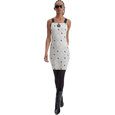 Vestido Easy Lança Perfume Estampado AI23 Off White Feminino