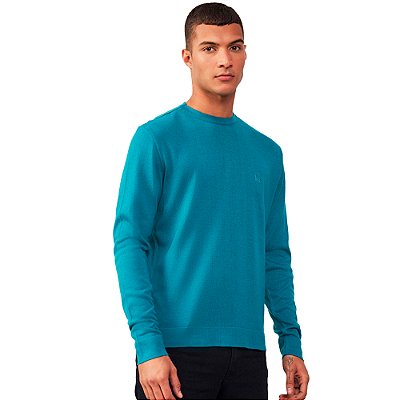 Suéter Tricot Acostamento Careca IN23 Verde Masculino