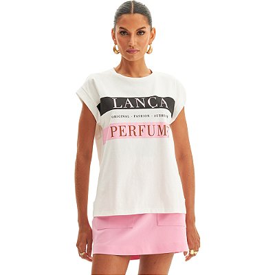Camiseta Lança Perfume Fashion VE24 Off White Feminino