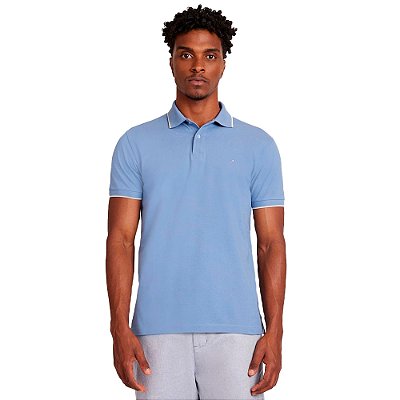 Camisa Polo Aramis 3 Listras IN23 Azul Masculino
