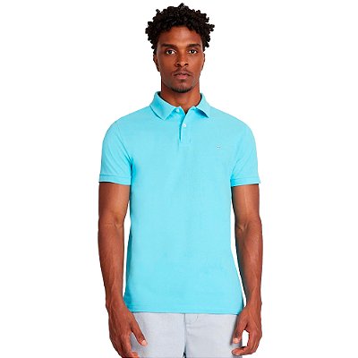 Camisa Polo Aramis Piquet Basic VE24 Azul Masculino