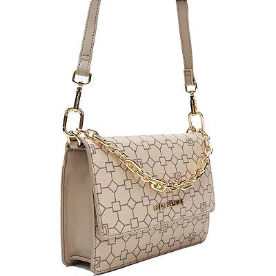 Bolsa Crossbody Lança Perfume Monograma VE24 Bege Feminino