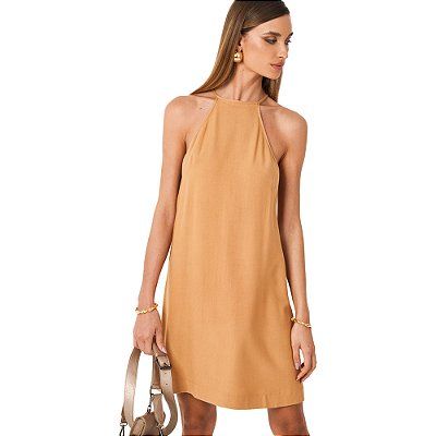 Vestido Colcci Comfort P24 Marrom Feminino
