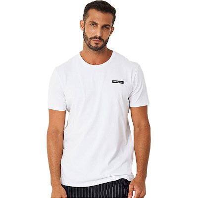 Camiseta Colcci Patch P24 Branco Masculino