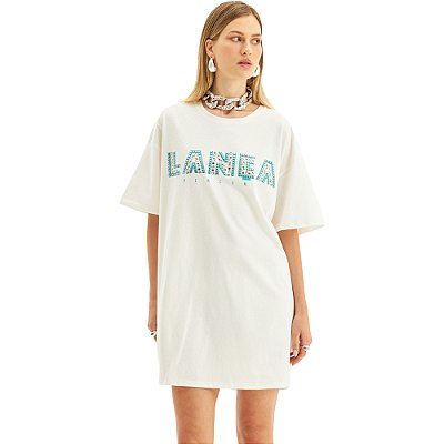 Vestido Oversized Lança Perfume Silk VE24 Off White Feminino