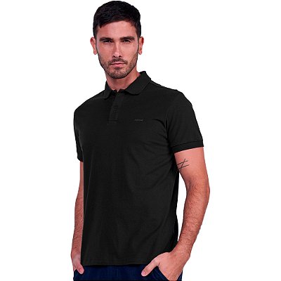 Camisa Polo Colcci Classic Logo P24 Preto Masculino