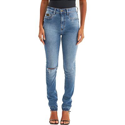 Calça Jeans Skinny Lança Perfume Héstia VE24 Azul Feminino