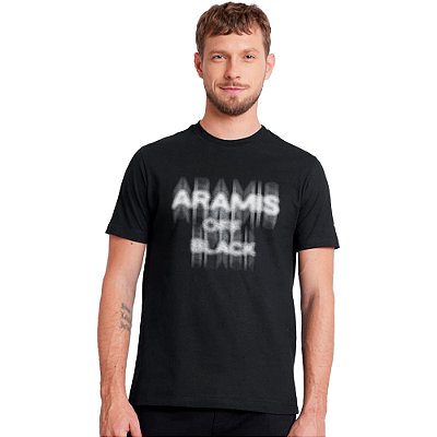 Camiseta Aramis Blurred VE24 Preto Masculino