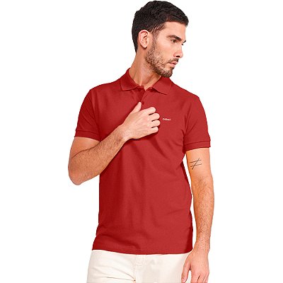 Camisa Polo Colcci Classic VE24 Vermelho Masculino