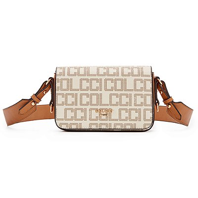 Bolsa Crossbody Colcci Monograma VE24 Off White Feminino
