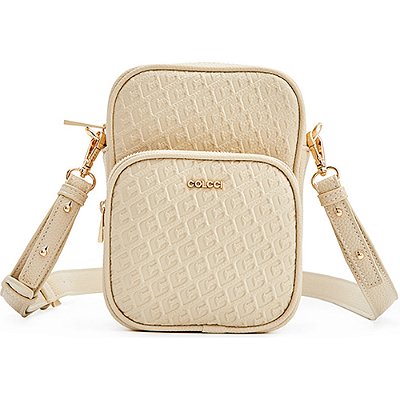 Bolsa Camera Bag Colcci Signature VE24 Bege Feminino