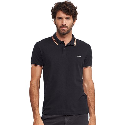 Camisa Polo Colcci Lines VE24 Preto Masculino