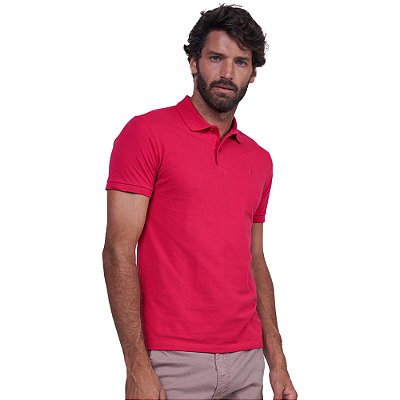Camisa Polo Colcci Classic P24 Vermelho Masculino