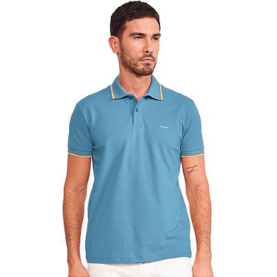 Camisa Polo Colcci Dual Line VE24A Azul Masculino