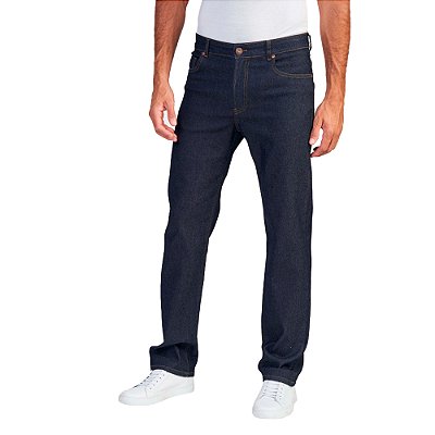 Calça Jeans Acostamento Regular VE24 Azul Escuro Masculino
