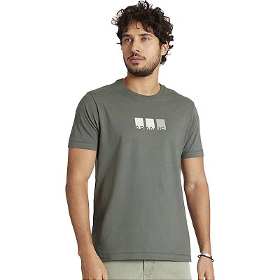 Camiseta Aramis Blocos VE24 Verde Masculino