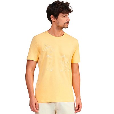 Camiseta Acostamento Celebration VE24 Amarelo Masculino