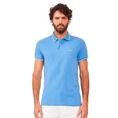 Camisa Polo Colcci Mid AV24 Azul Masculino
