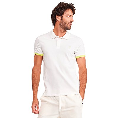 Camisa Polo Colcci Casual VE24 Off White Masculino