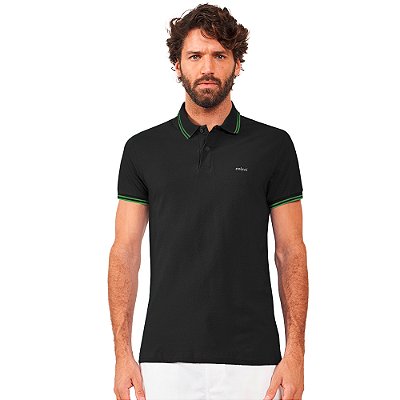 Camisa Polo Colcci Mid AV24 Preto Masculino